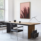 Palm Trees Sunset Vertical Canvas Print