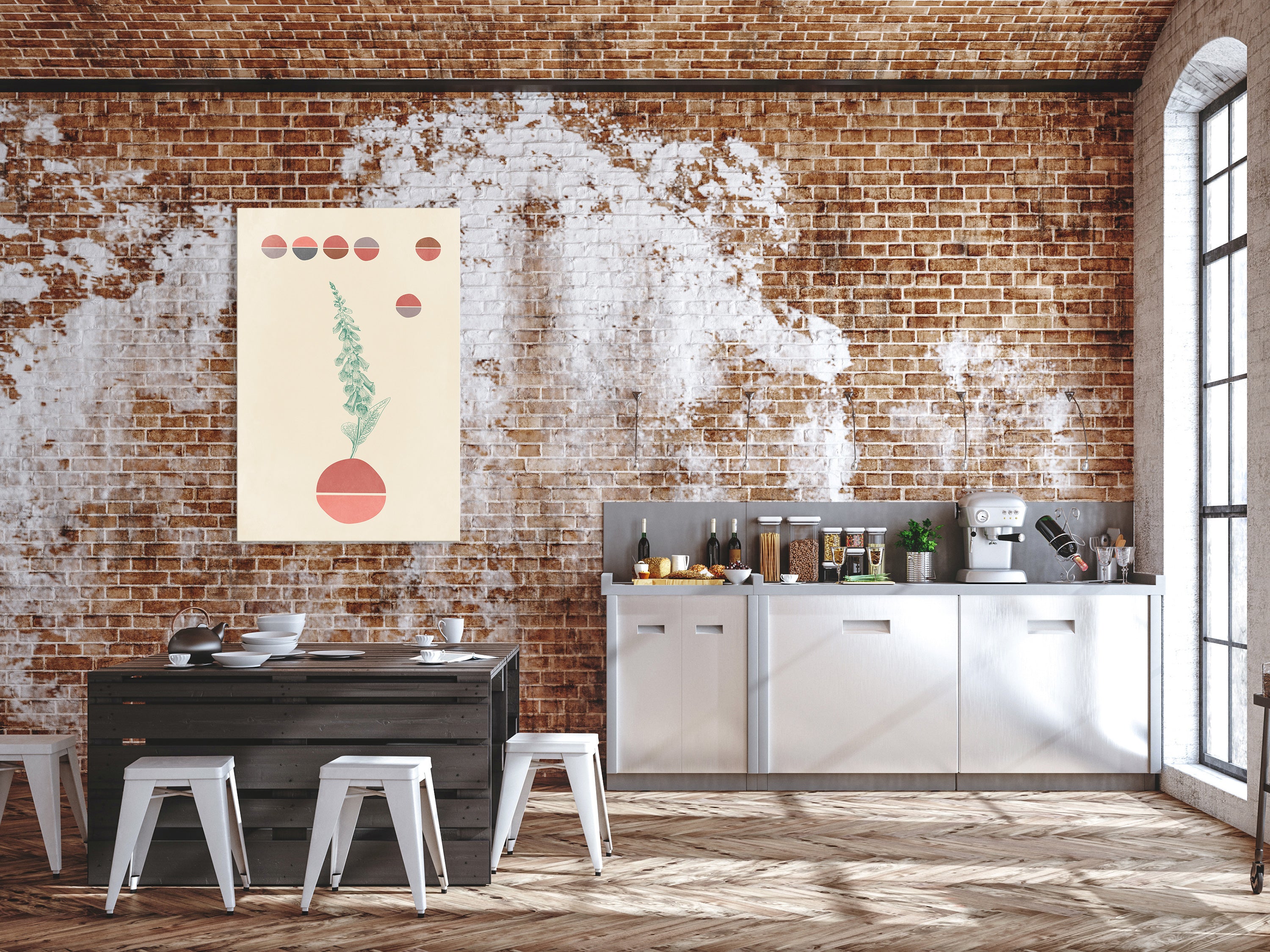 Canvas Print Campanulas Vertical