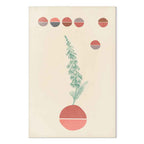 Campanula Flowers Vertical Canvas Print