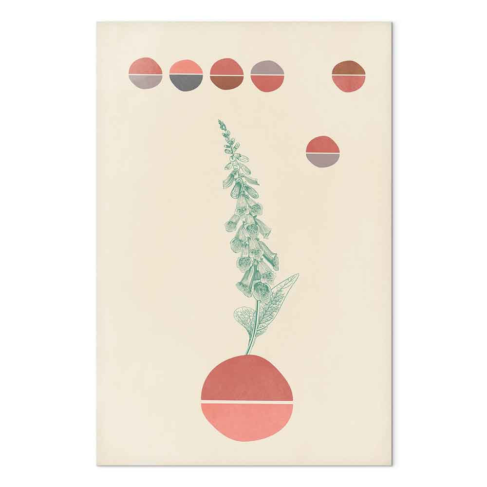 Campanula Flowers Vertical Canvas Print