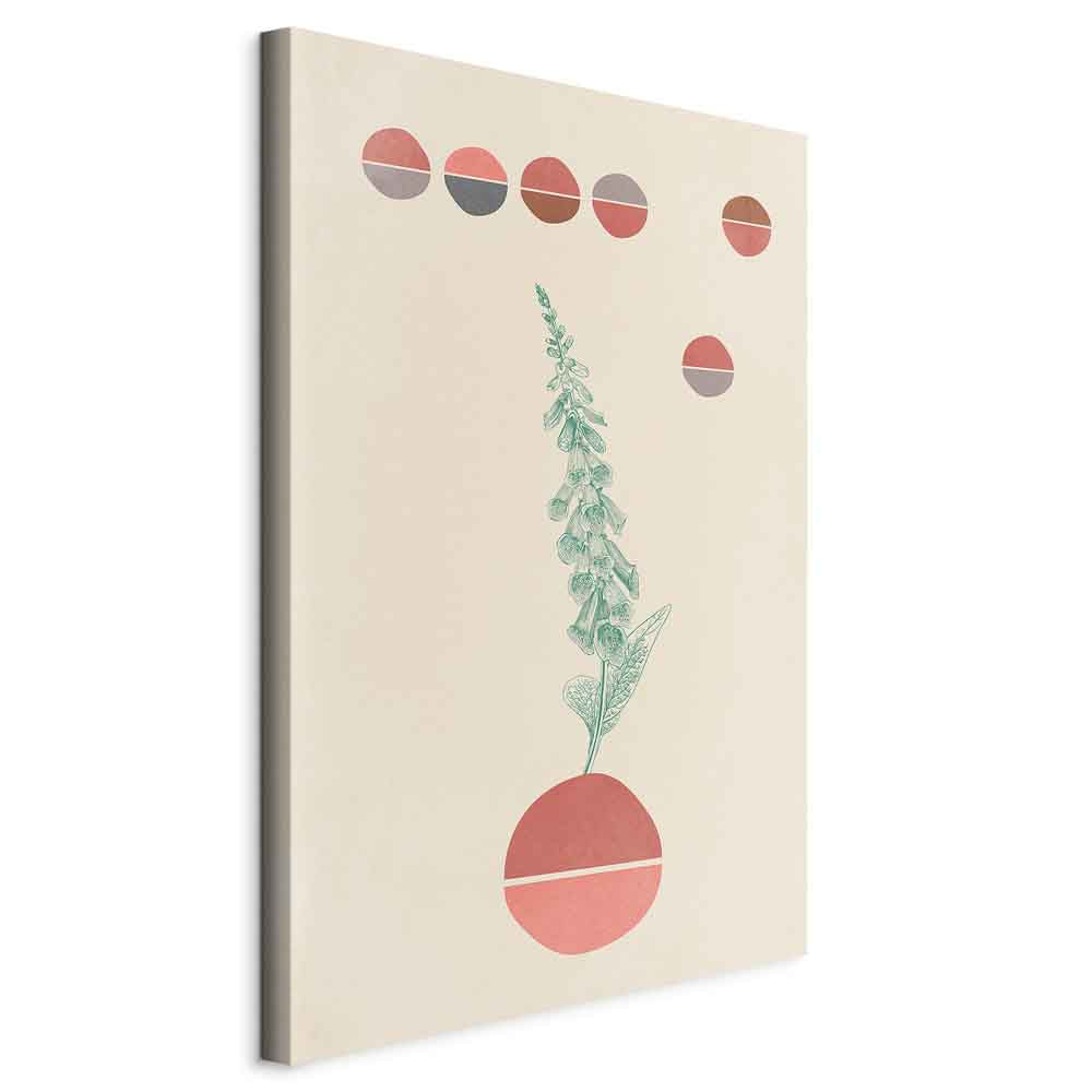 Campanula Flowers Vertical Canvas Print