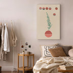 Campanula Flowers Vertical Canvas Print