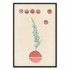 Campanula Flowers Vertical Canvas Print