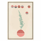 Campanula Flowers Vertical Canvas Print