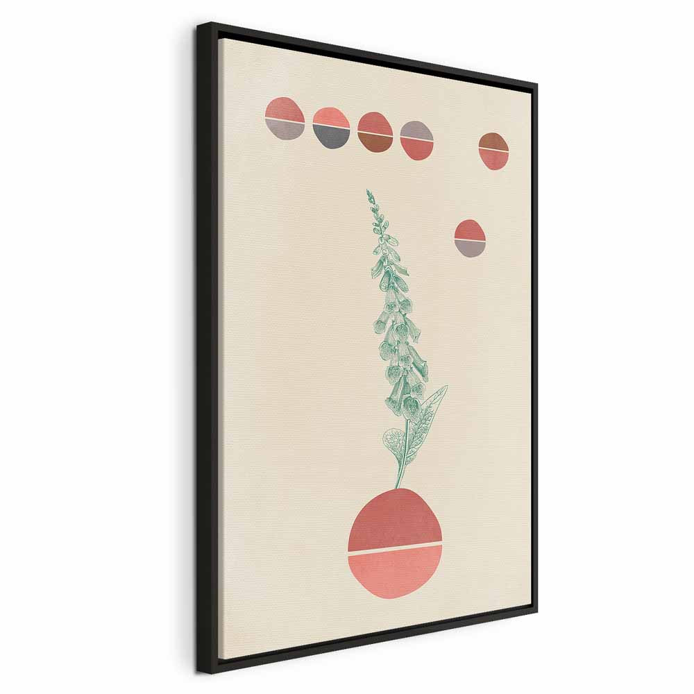 Campanula Flowers Vertical Canvas Print