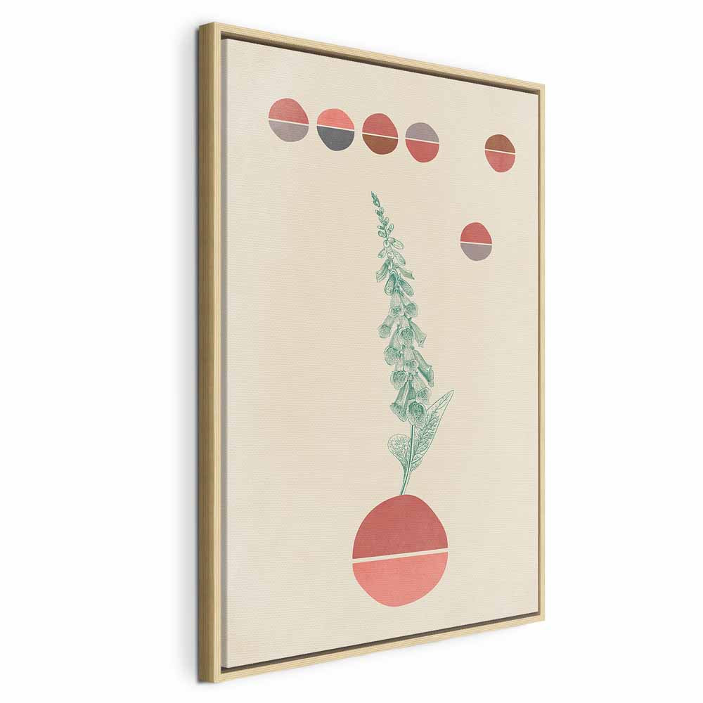 Campanula Flowers Vertical Canvas Print