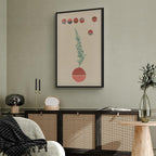 Campanula Flowers Vertical Canvas Print