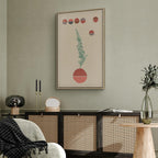 Campanula Flowers Vertical Canvas Print