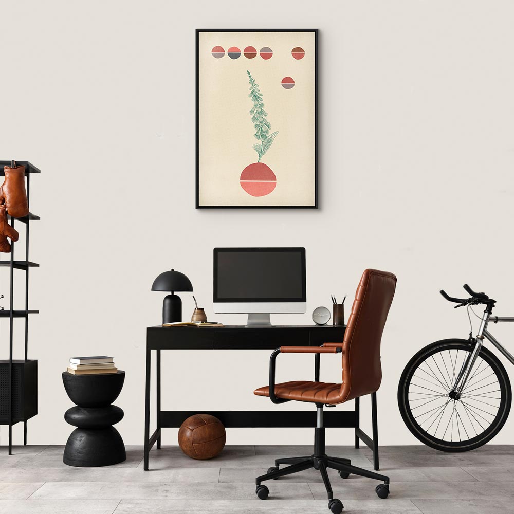 Campanula Flowers Vertical Canvas Print