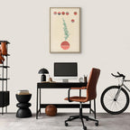 Campanula Flowers Vertical Canvas Print