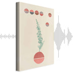 Campanula Flowers Vertical Canvas Print