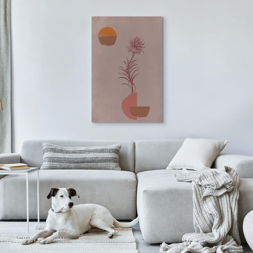 Hydrangea Floral Canvas Print