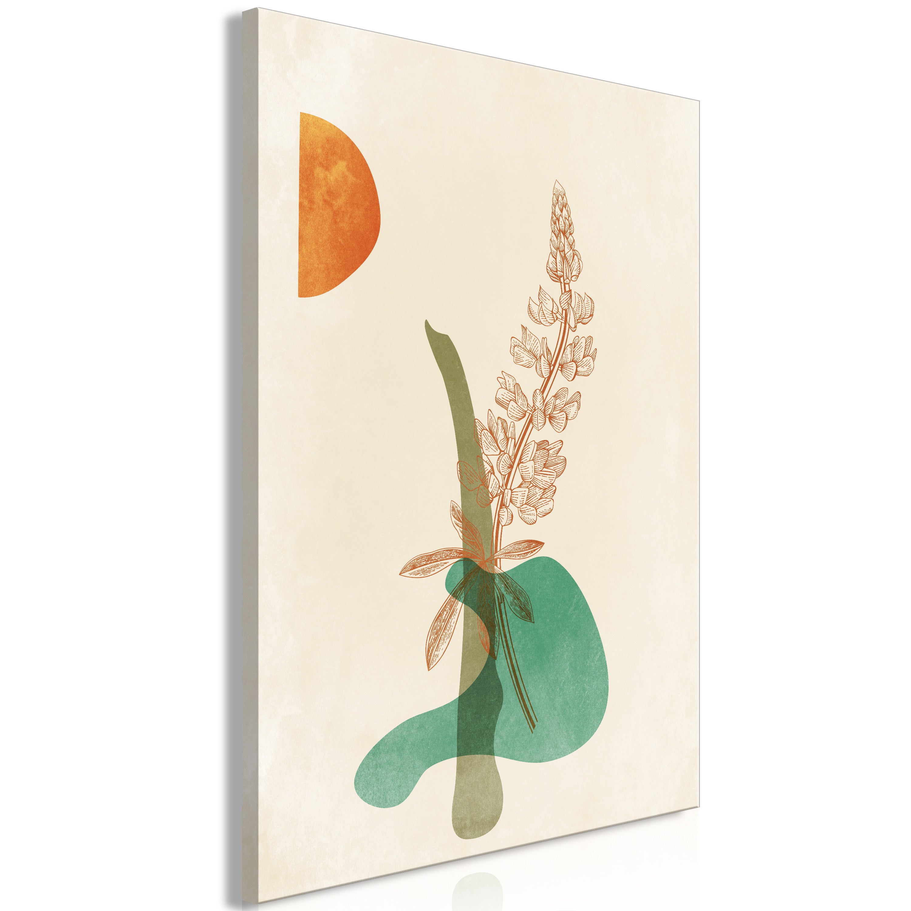 Canvas Print Leaves Vertical