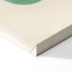 Abstract Floral Leaves Vertical Canvas Print