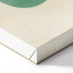 Abstract Floral Leaves Vertical Canvas Print