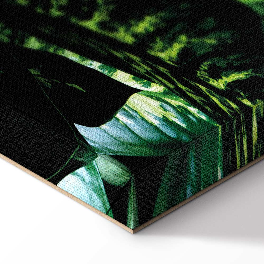 Dieffenbachia Leaves Botanical Vertical Canvas Print