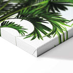 Tunisian Palm Trees Tropical Canvas Print