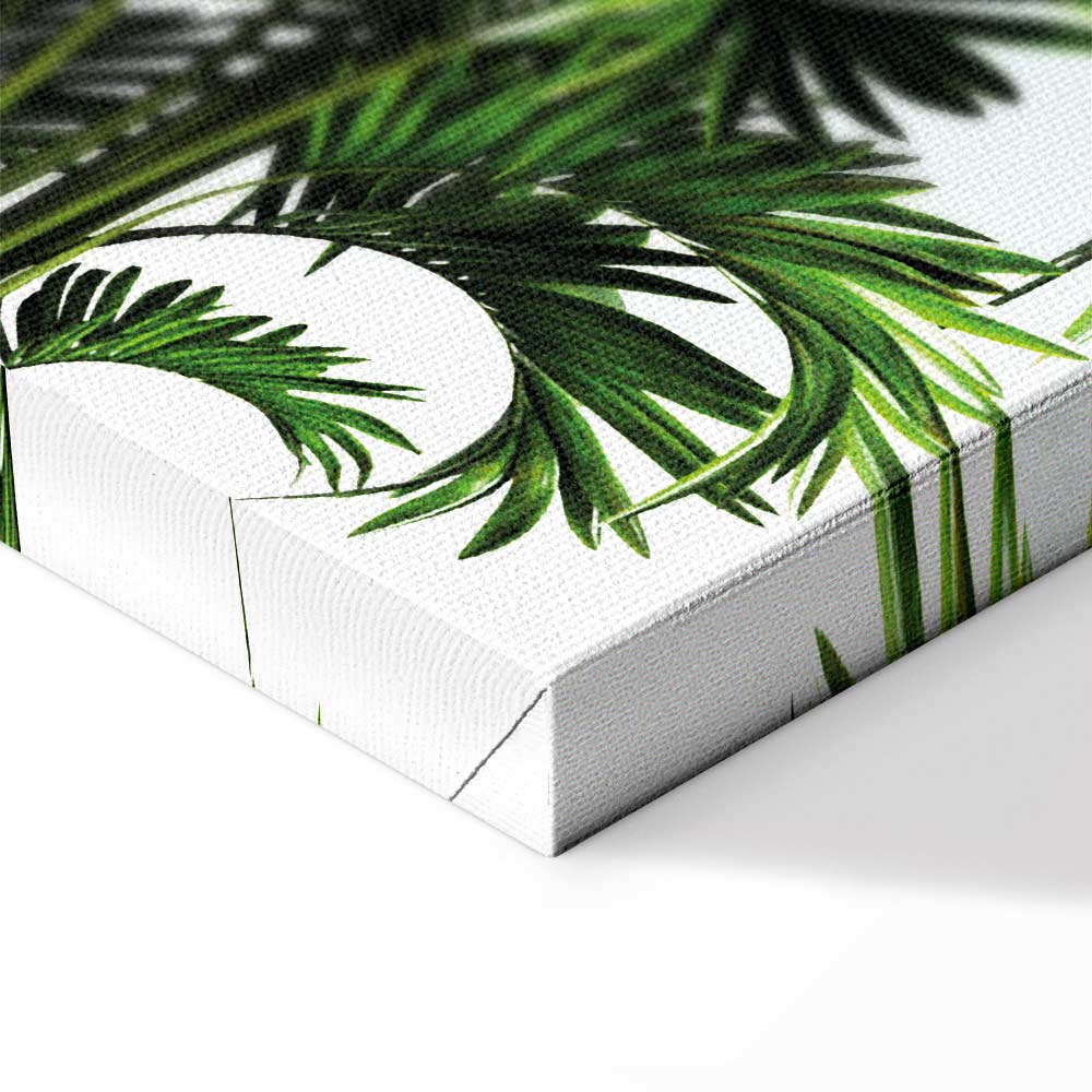 Tunisian Palm Trees Tropical Canvas Print