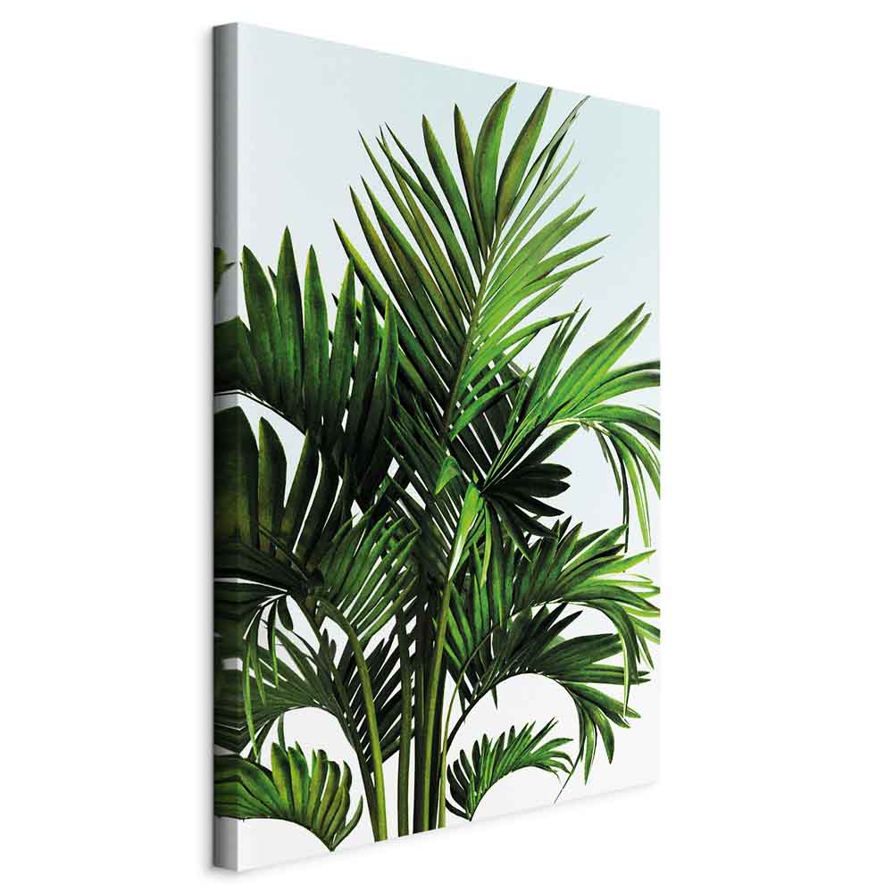 Tunisian Palm Trees Tropical Canvas Print