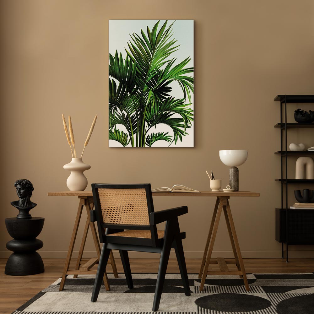 Tunisian Palm Trees Tropical Canvas Print