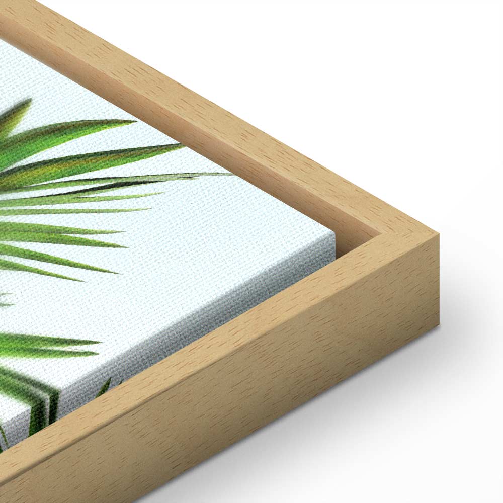 Tunisian Palm Trees Tropical Canvas Print