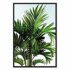 Tunisian Palm Trees Tropical Canvas Print