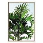 Tunisian Palm Trees Tropical Canvas Print