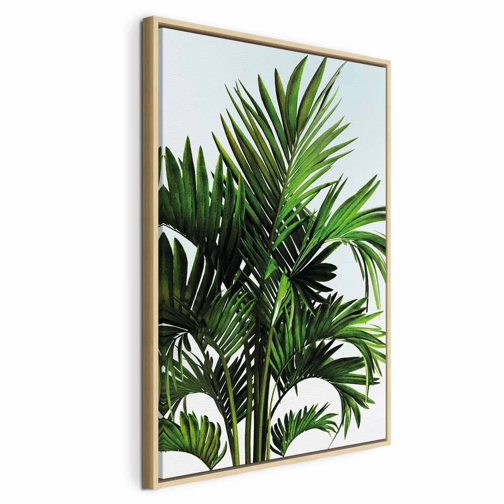 Tunisian Palm Trees Tropical Canvas Print
