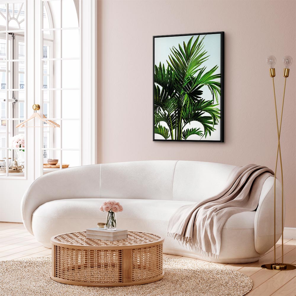 Tunisian Palm Trees Tropical Canvas Print