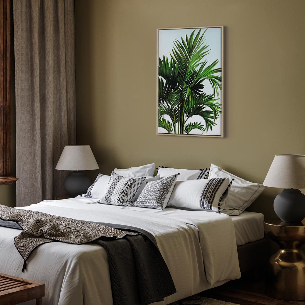 Tunisian Palm Trees Tropical Canvas Print