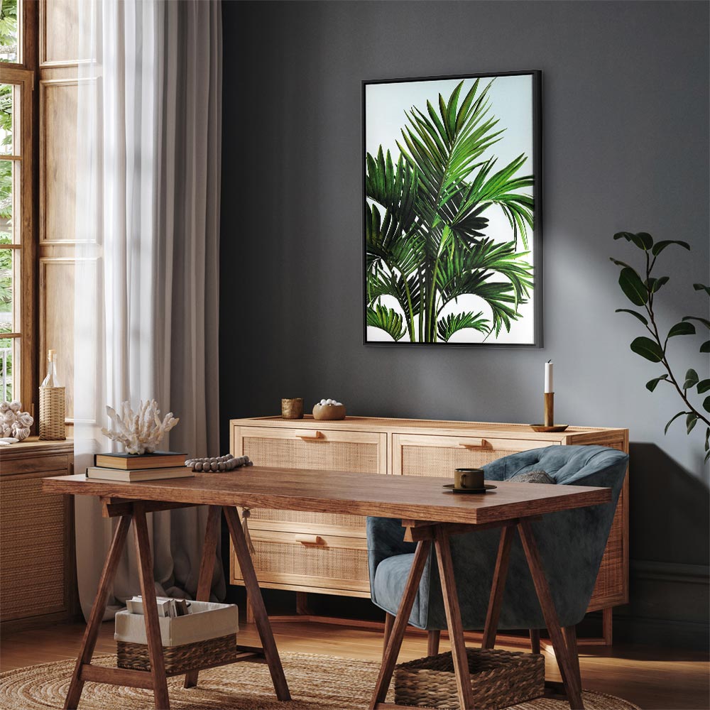 Tunisian Palm Trees Tropical Canvas Print