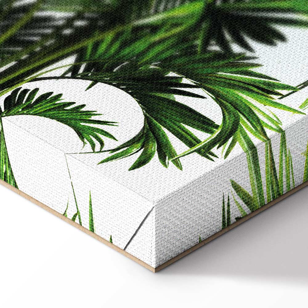 Tunisian Palm Trees Tropical Canvas Print