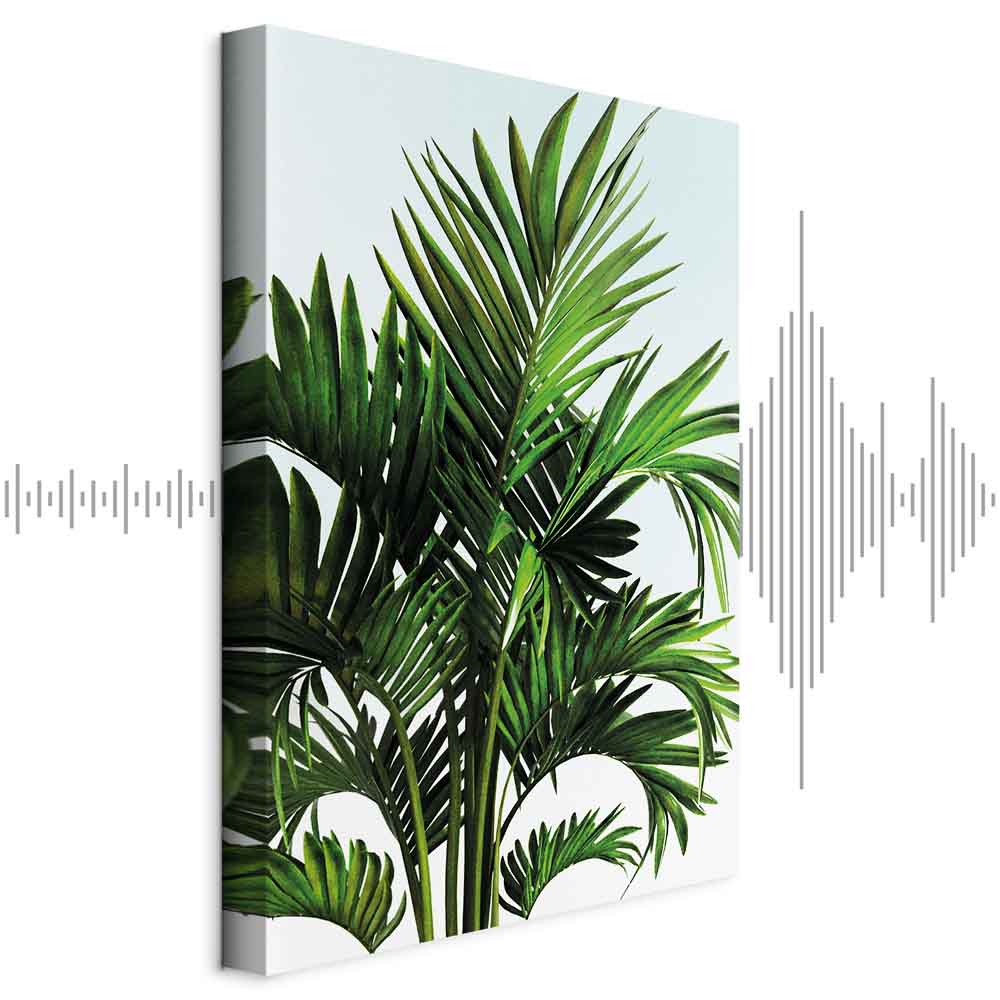 Tunisian Palm Trees Tropical Canvas Print