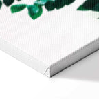 Coral Leaves Nature Vertical Canvas Print