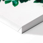 Coral Leaves Nature Vertical Canvas Print