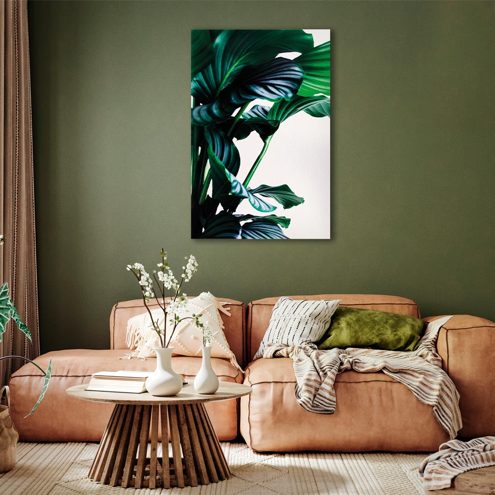 Springy Leaves Nature Canvas Print