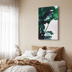 Springy Leaves Nature Canvas Print