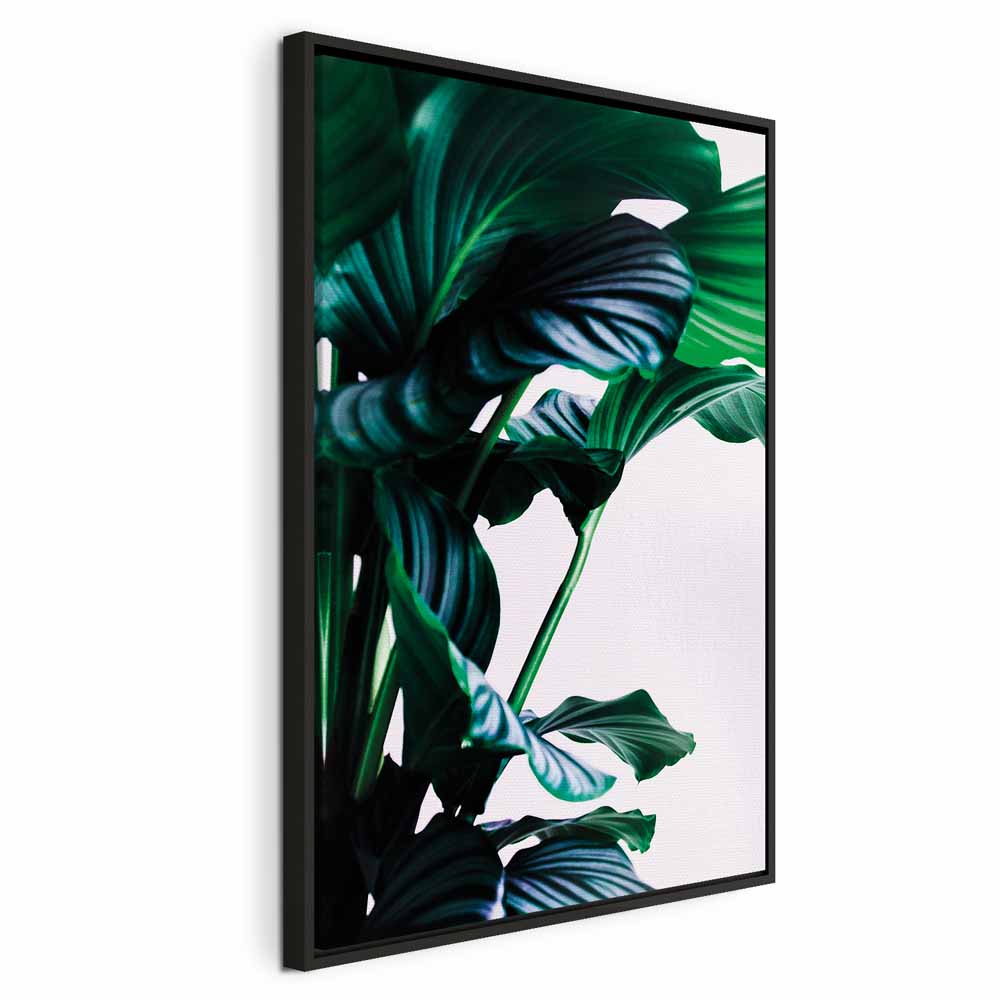 Springy Leaves Nature Canvas Print