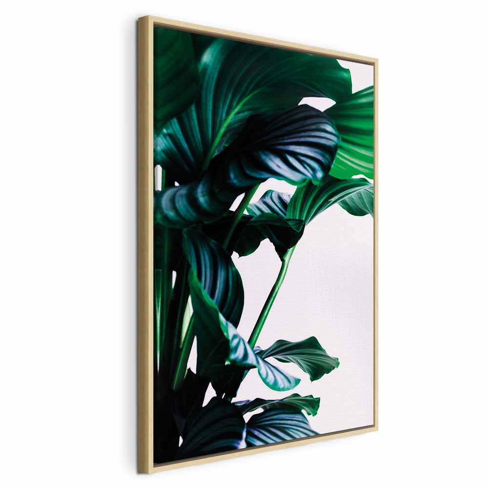 Springy Leaves Nature Canvas Print