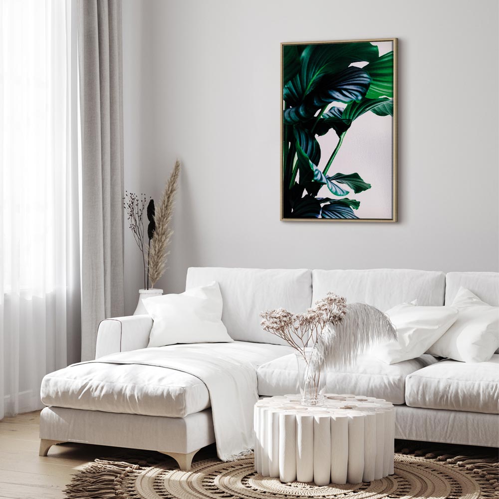 Springy Leaves Nature Canvas Print