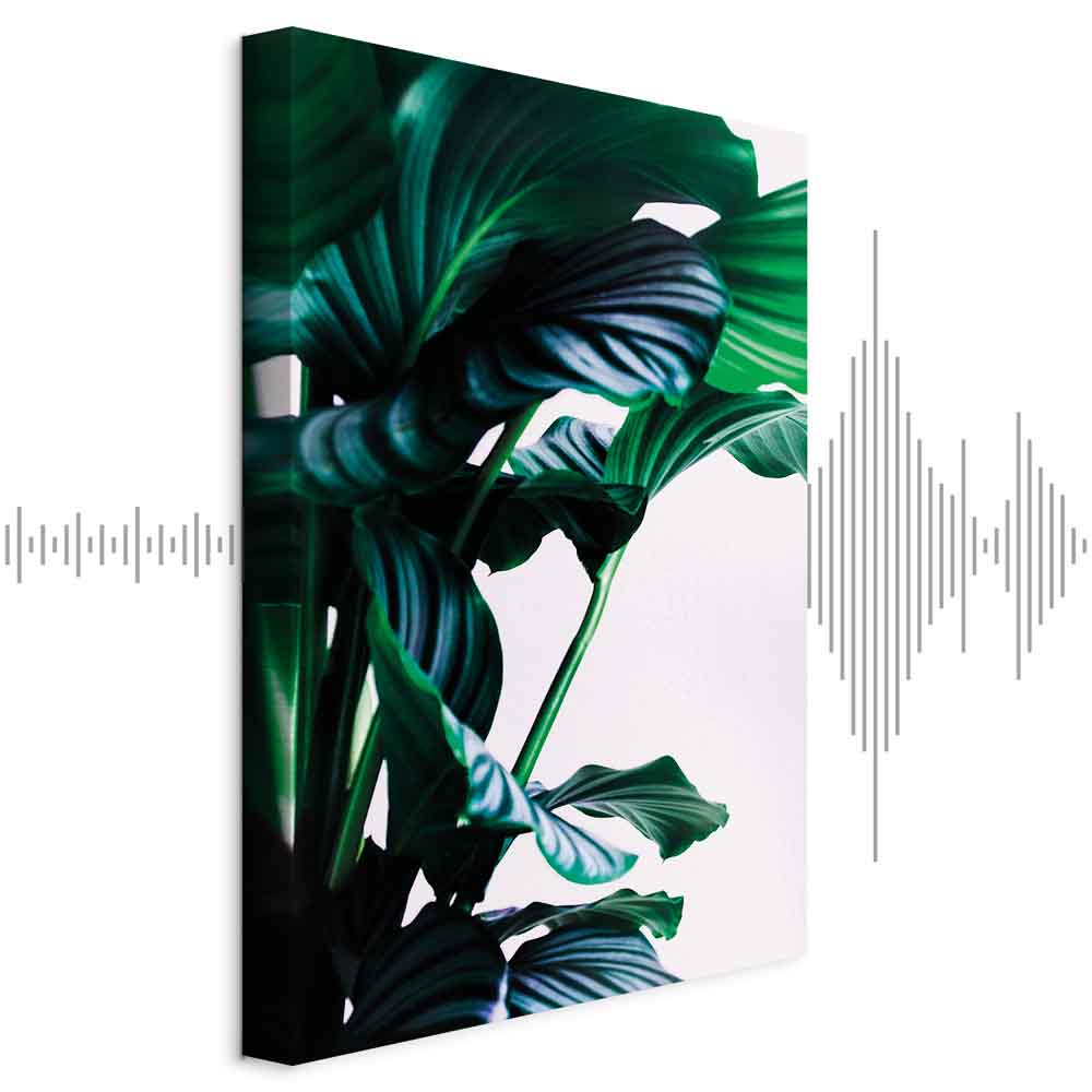 Springy Leaves Nature Canvas Print