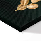 Noble Leaves Nature Canvas Print (5 Parts) Narrow