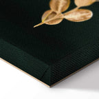 Noble Leaves Nature Canvas Print (5 Parts) Narrow