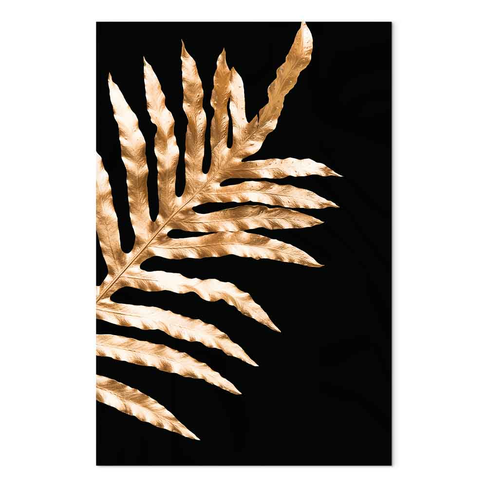 Magic Fern Leaf Nature Canvas Print