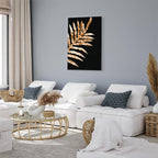 Magic Fern Leaf Nature Canvas Print