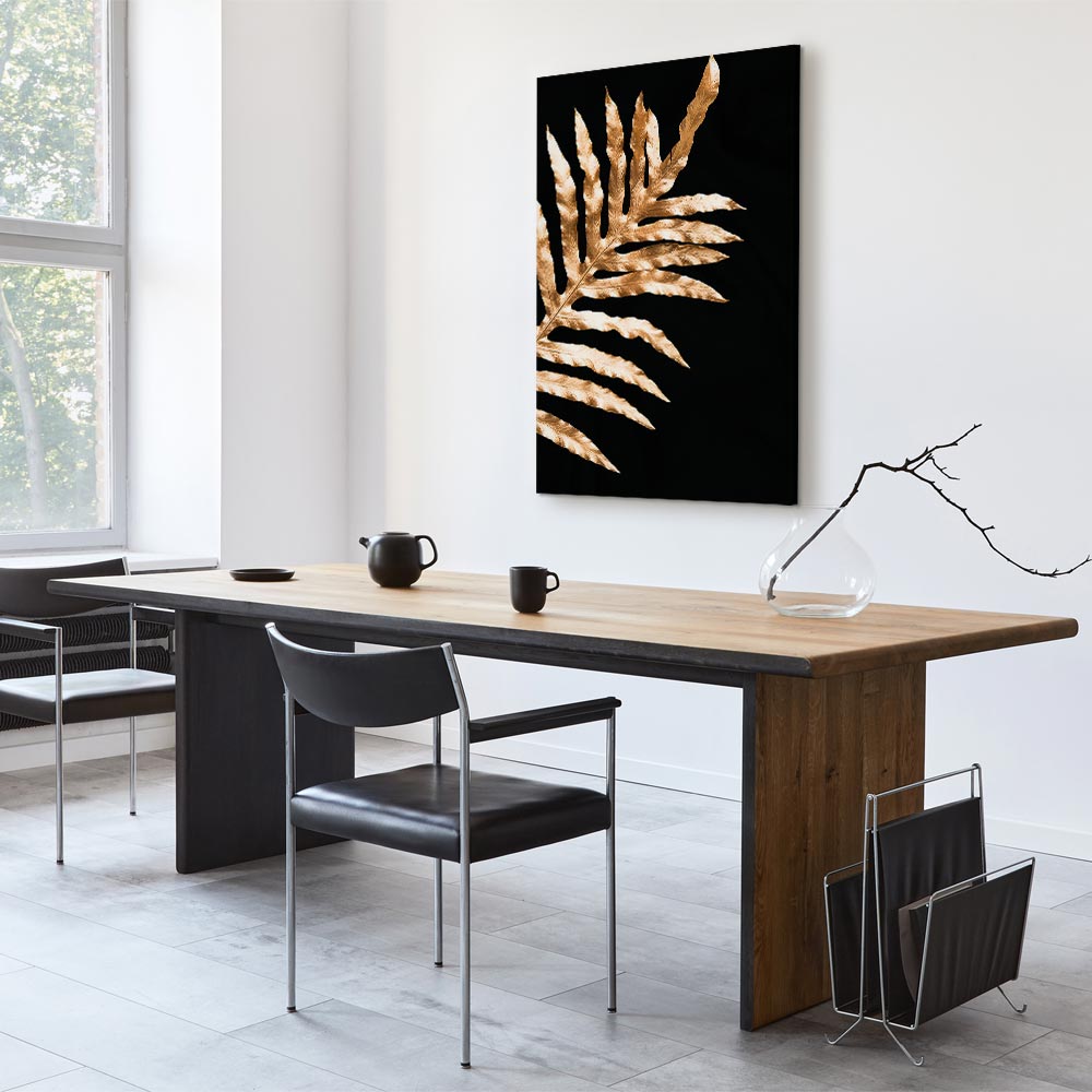 Magic Fern Leaf Nature Canvas Print