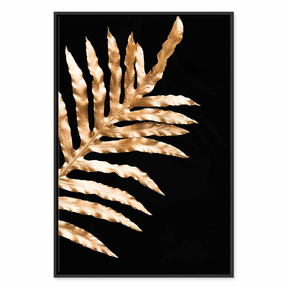 Magic Fern Leaf Nature Canvas Print