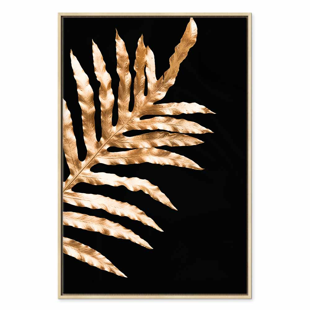 Magic Fern Leaf Nature Canvas Print