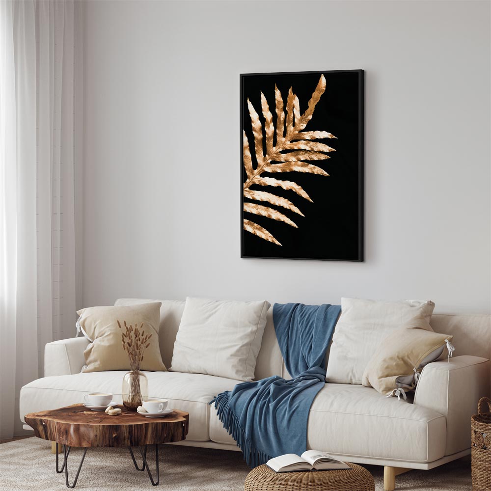Magic Fern Leaf Nature Canvas Print