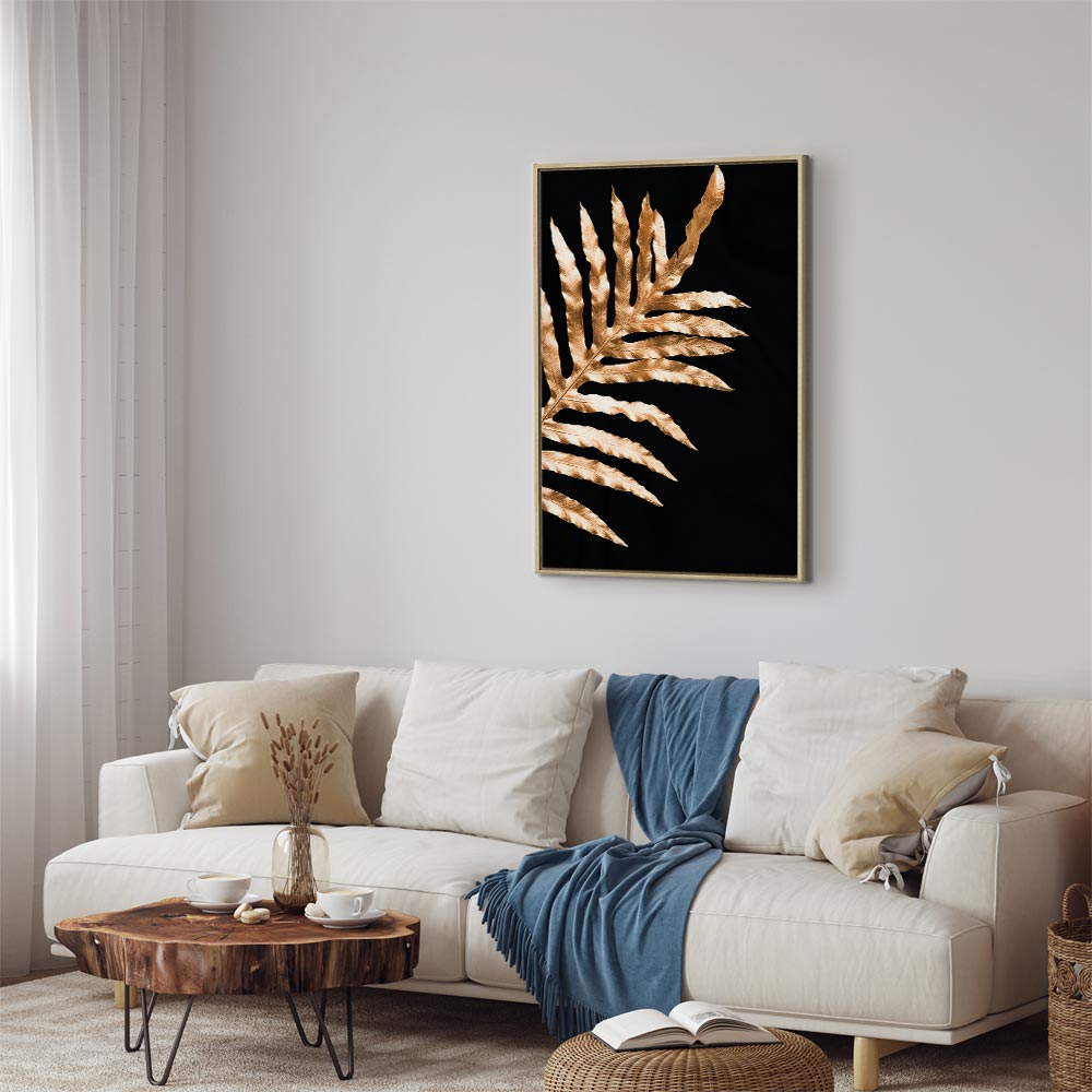 Magic Fern Leaf Nature Canvas Print
